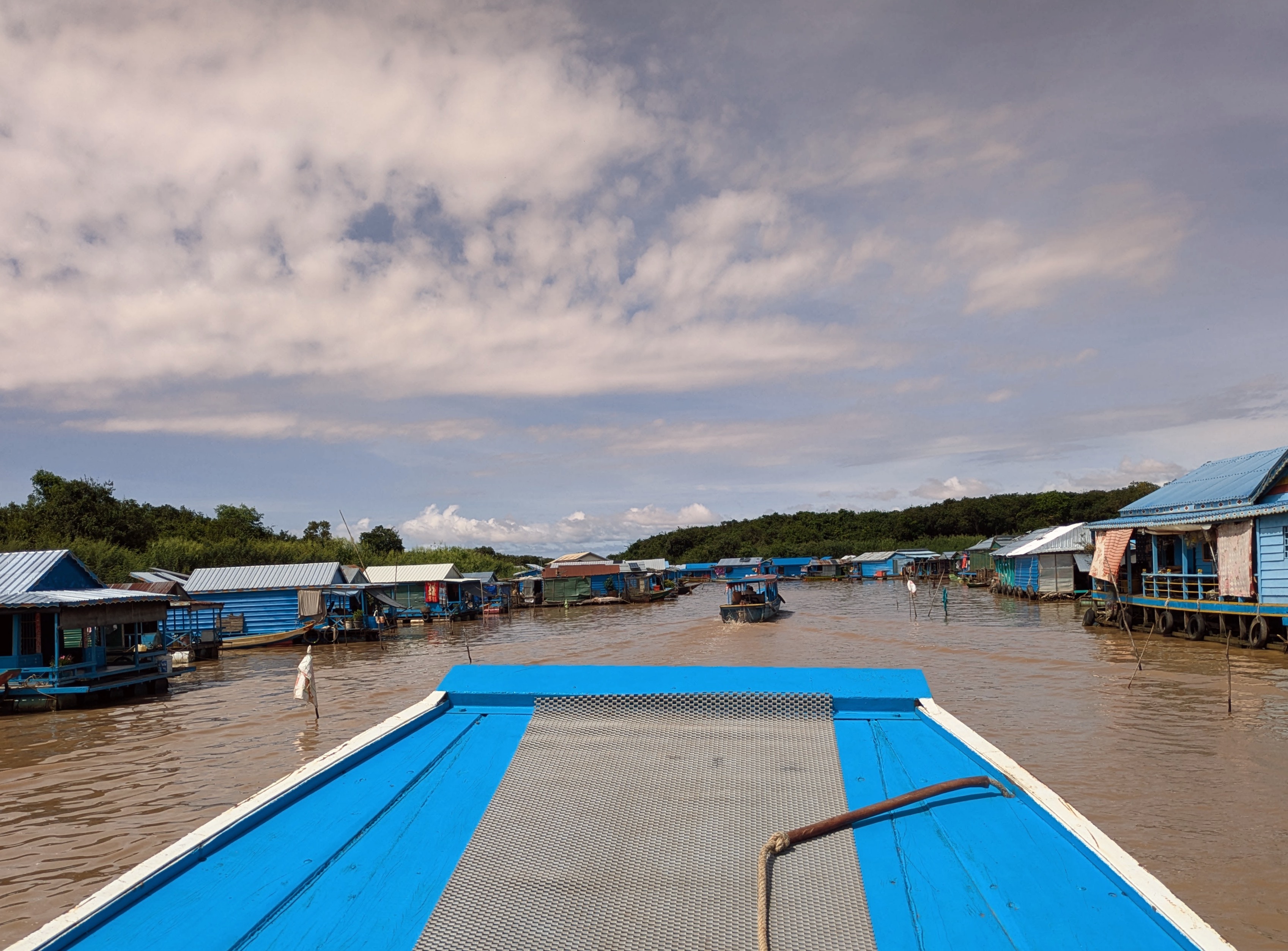 A Floating Village on Tonle Sap Lake