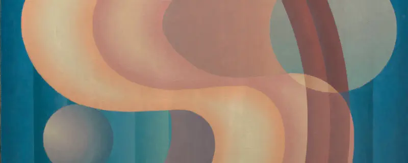 Detail from Composition No. 61 • Stuart Walker • 1939